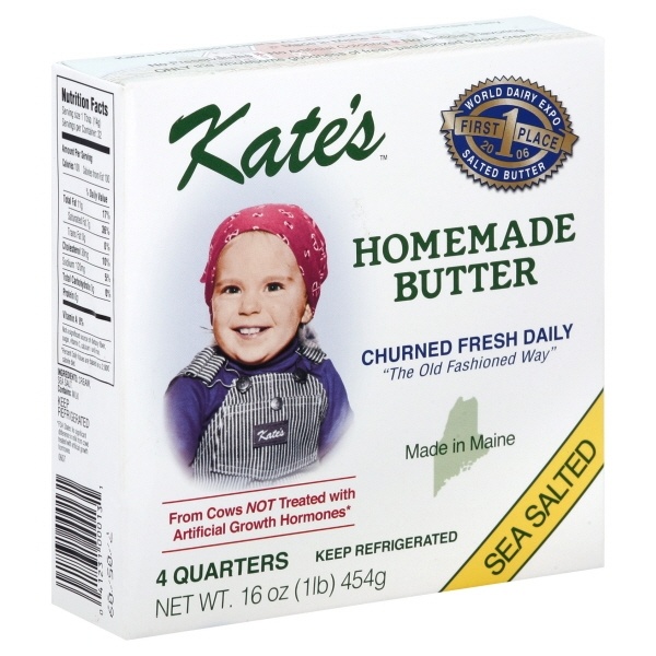 slide 1 of 1, Kate's Homemade Butter - Sea Salted, 16 oz