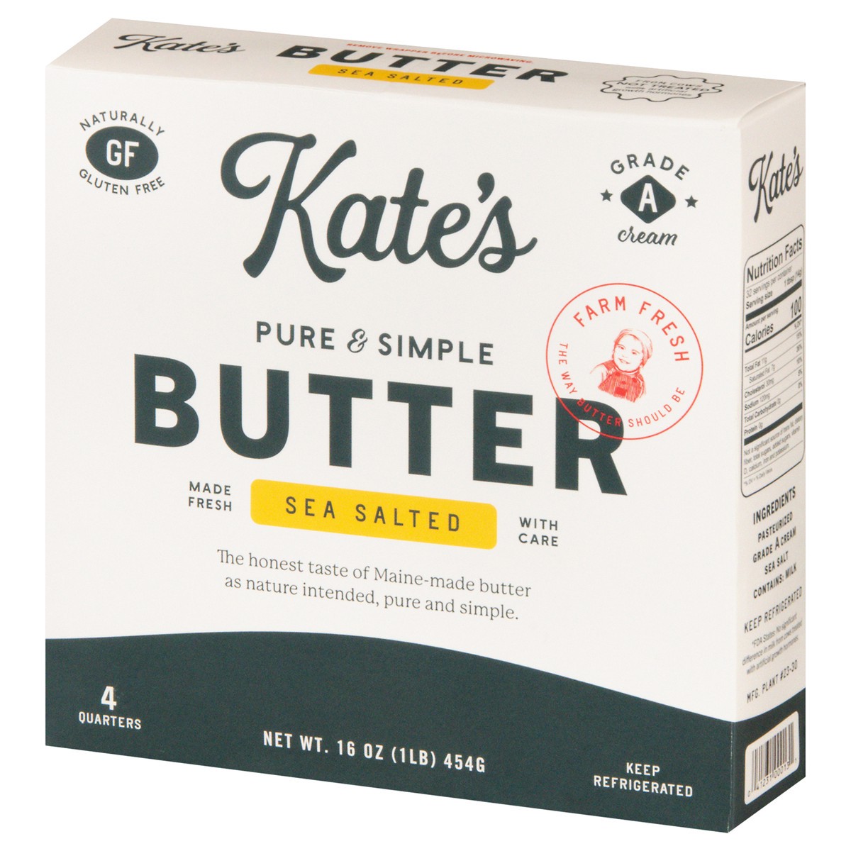 slide 5 of 14, Kate's Homemade Butter - Sea Salted, 16 oz