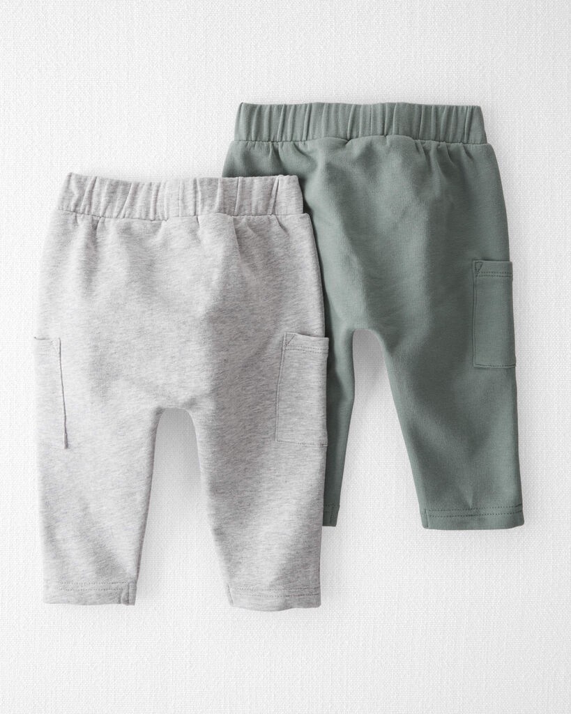 slide 3 of 4, Littleplanet Baby 2-Pack Organic Cotton Sweatpants Multi 24M, 1 ct