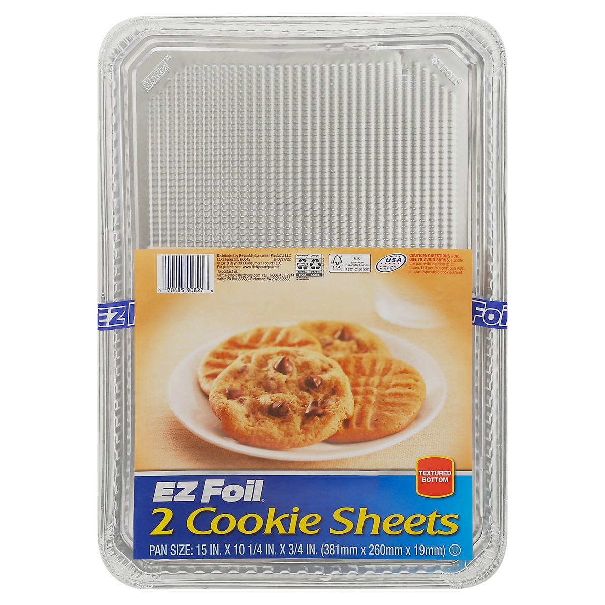 slide 1 of 9, EZ Foil Cookie Sheet, 2 ct