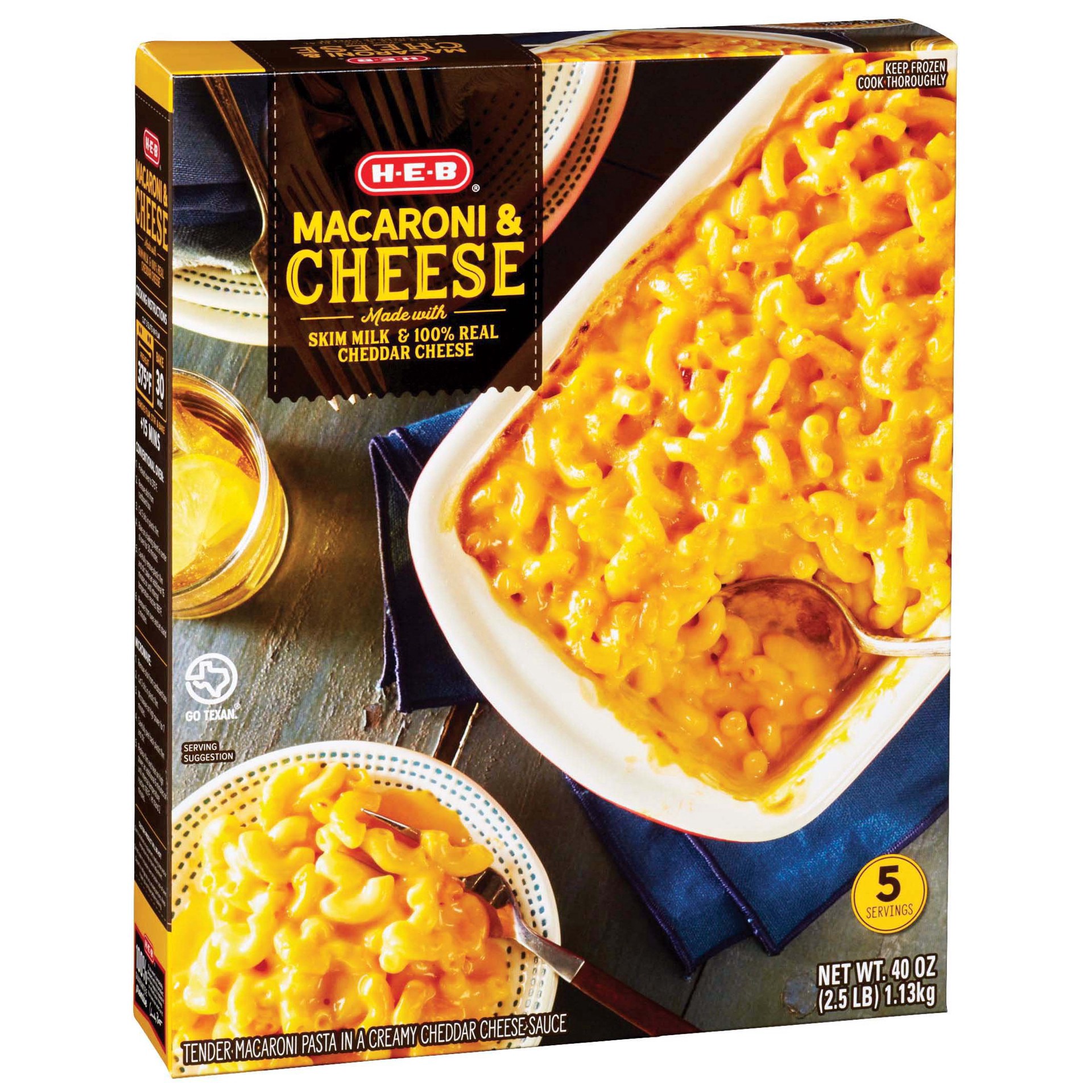 slide 1 of 1, H-E-B Classic Selections Macaroni & Cheese, 40 oz