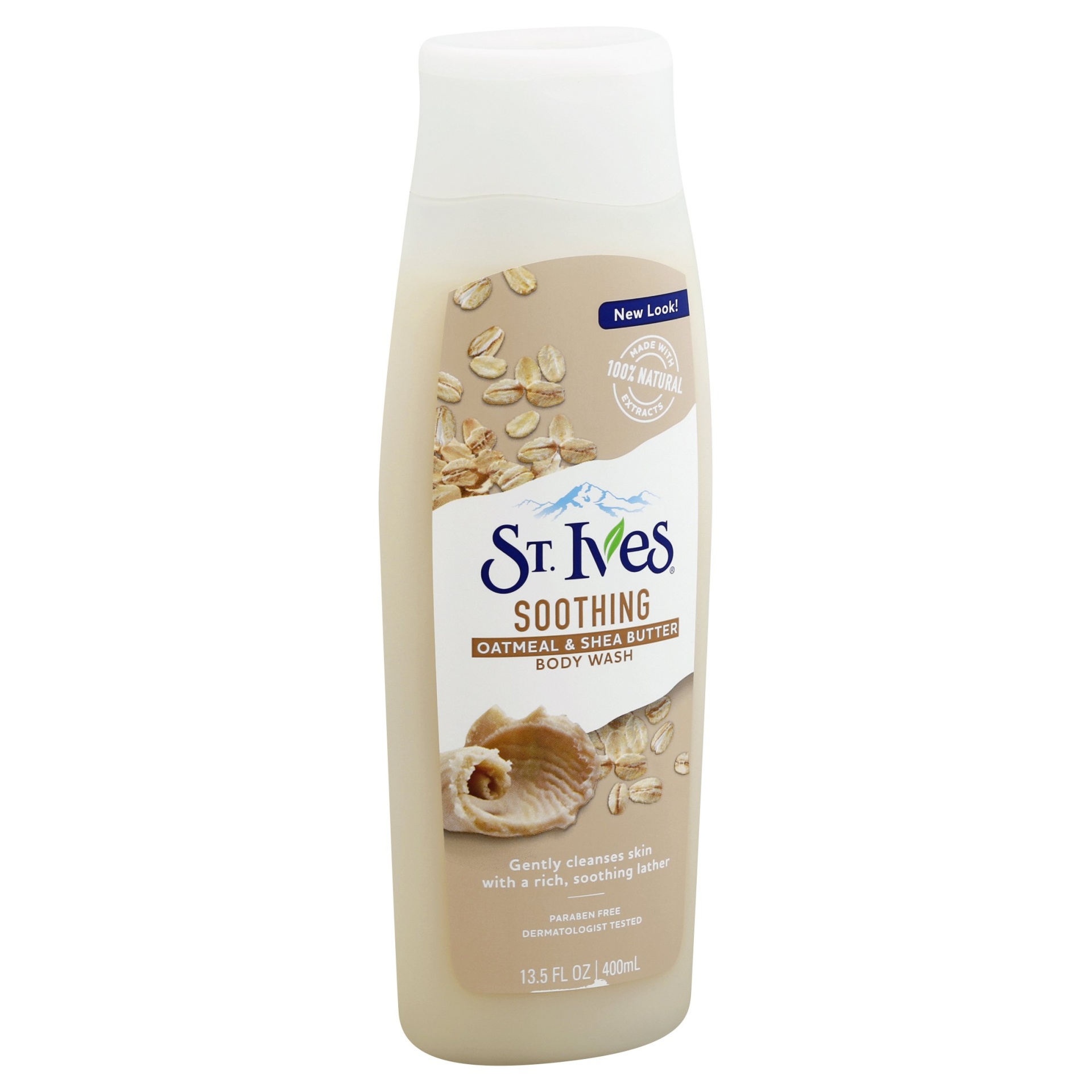 slide 1 of 2, St. Ives Oatmeal & Shea Butter Body Wash, 13.5 oz