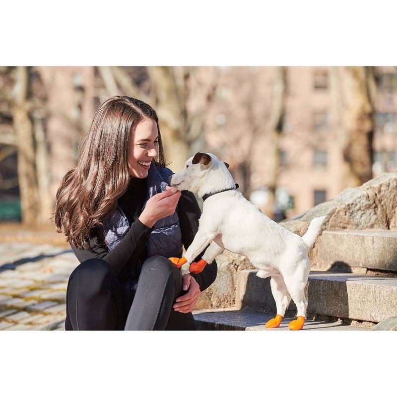 slide 8 of 9, Pawz Rubber Dog Boots, X-Small, XS