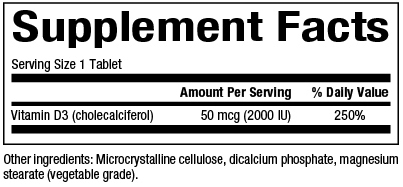 slide 2 of 2, Natural Factors Vitamin D3, 58 g