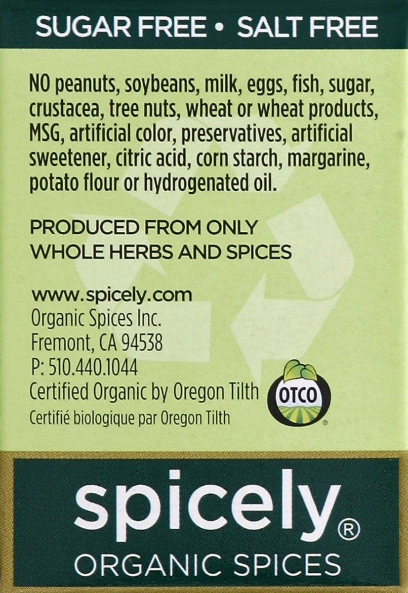 slide 3 of 4, Spicely Organic Spices Marjoram 0.1 oz, 0.1 oz