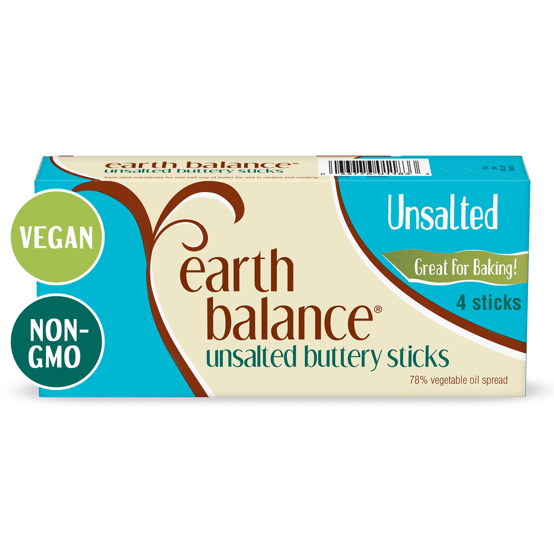 slide 1 of 5, Earth Balance Unsalted Sticks, 16 oz