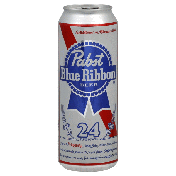 slide 1 of 1, Pabst Blue Ribbon Beer, 24 oz