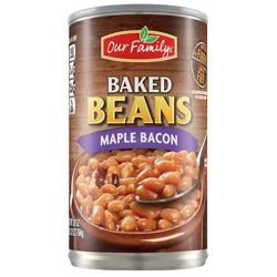 Our Family Maple Bacon Baked Beans