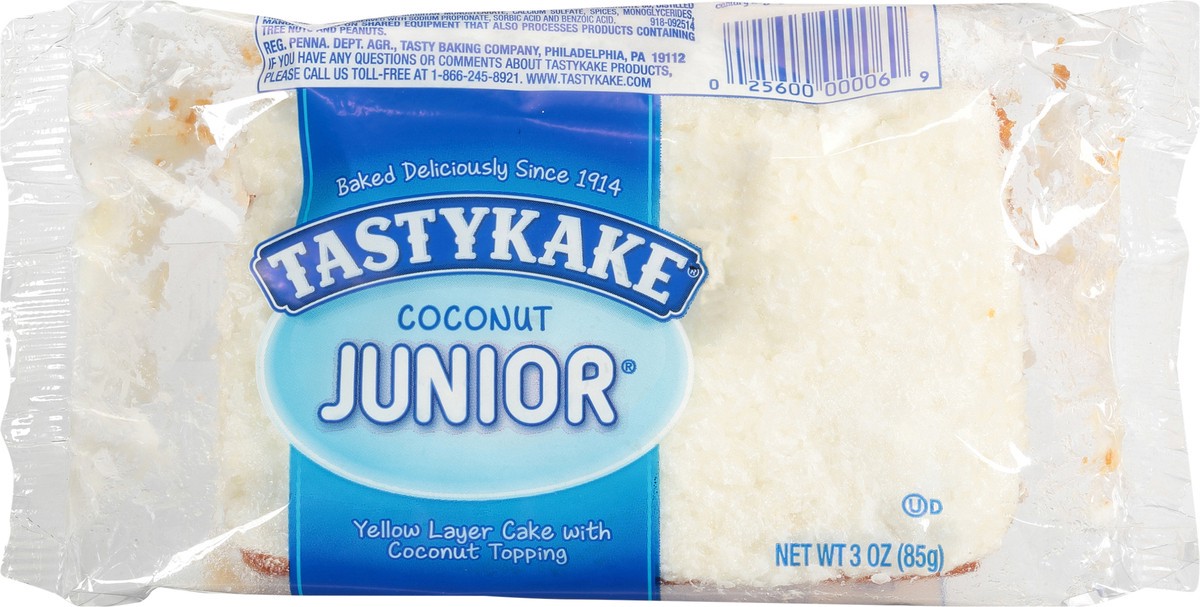 slide 2 of 11, Tastykake Coconut Junior Cake 3 oz. Pack, 3 oz