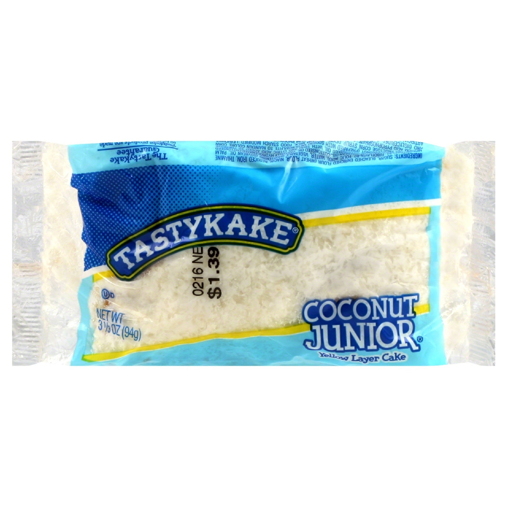 slide 1 of 6, Tastykake Coconut Junior Cake 3 oz. Pack,