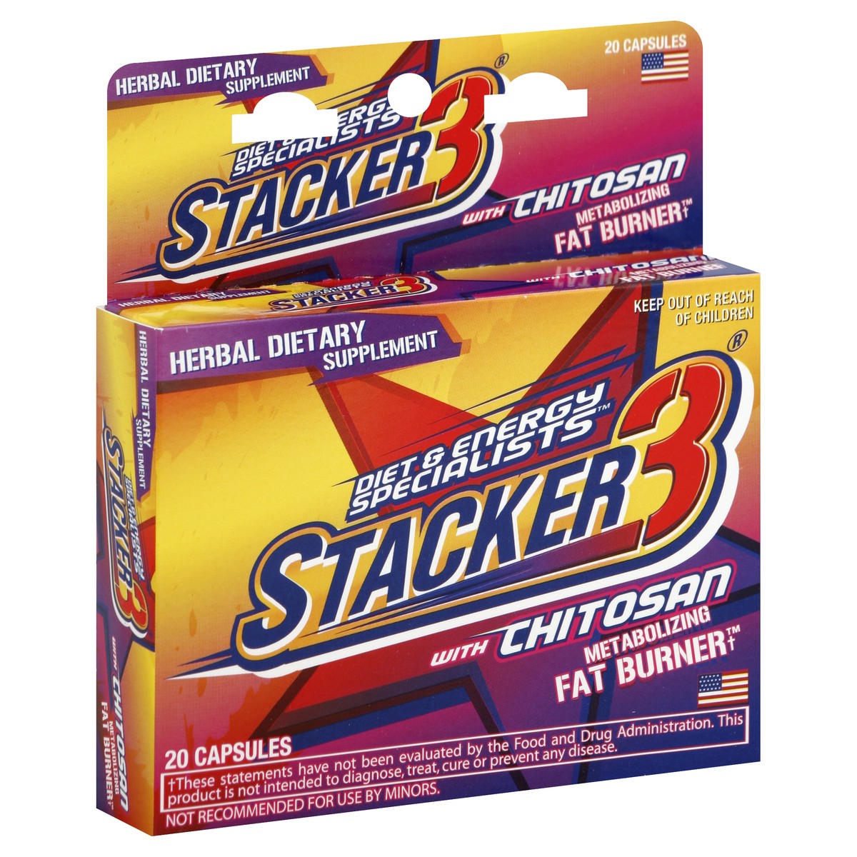 slide 3 of 4, Stacker 3 Metabolizing Fat Burner 20 ea, 20 ct