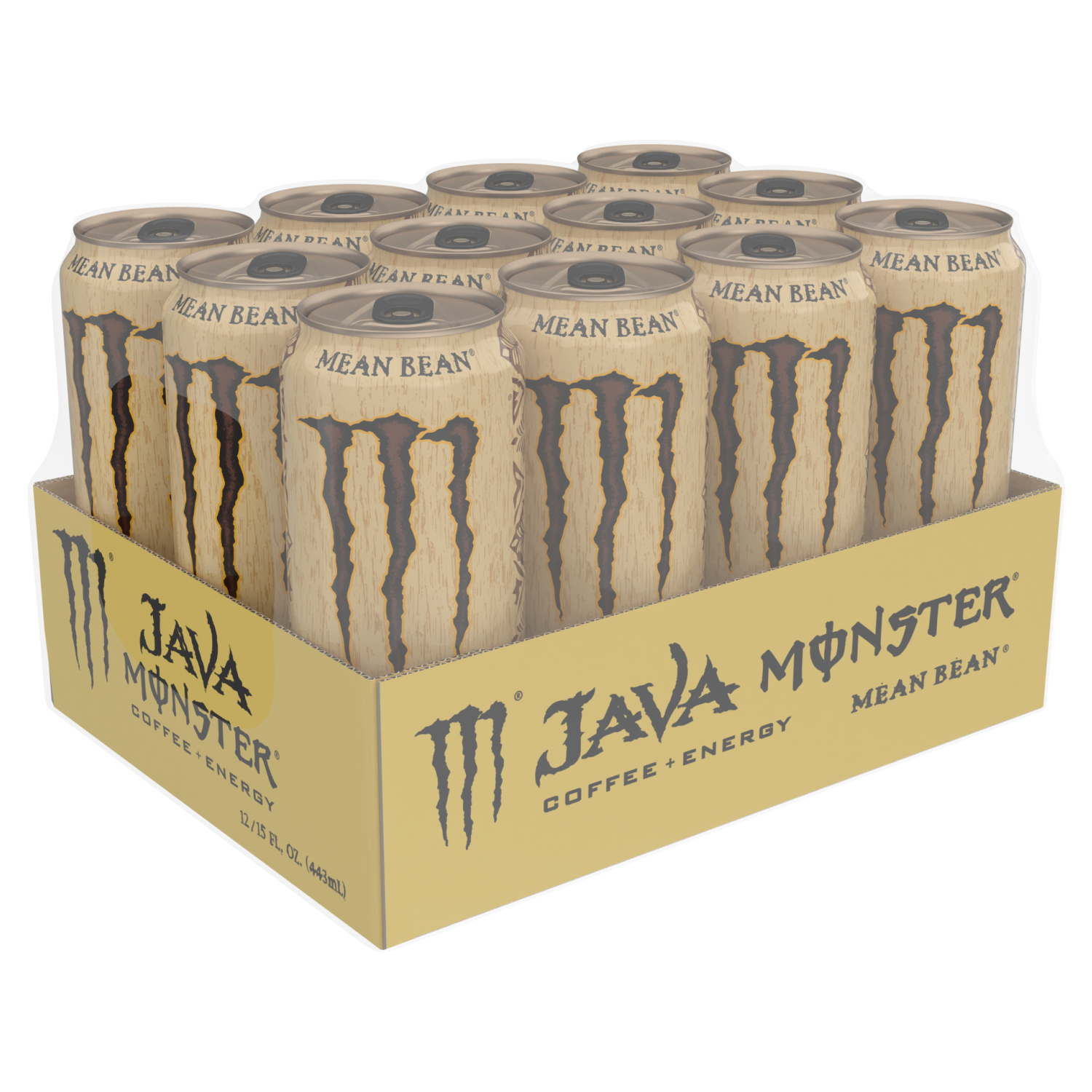 slide 2 of 5, Monster Energy Java Mean Bean Coffee Energy Drink, 15 oz