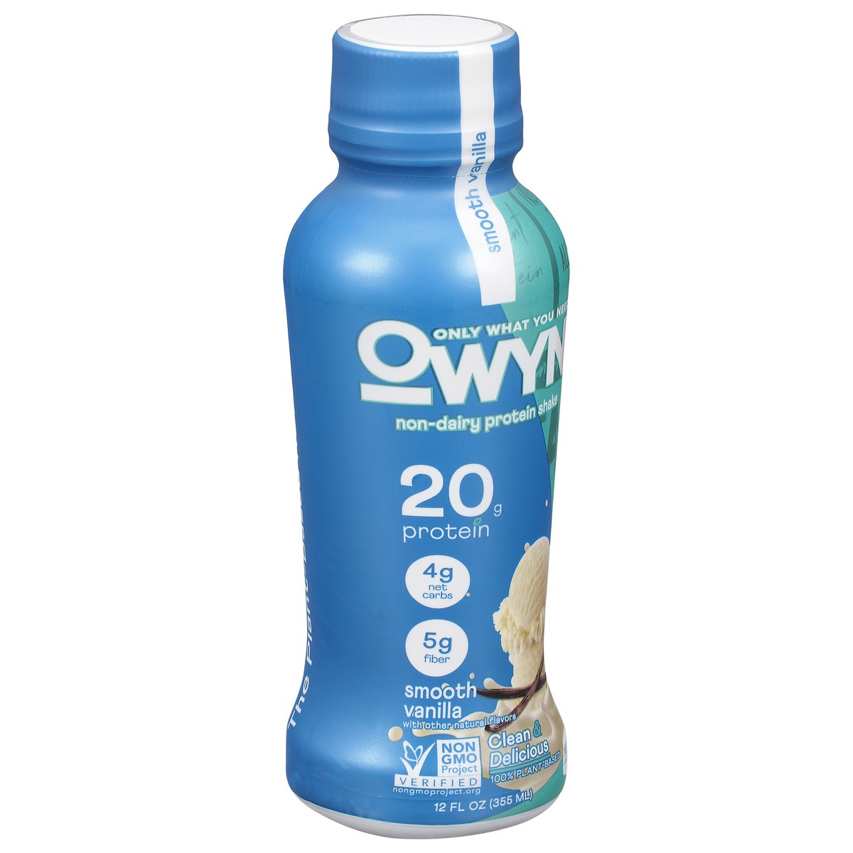 slide 7 of 12, OWYN Smooth Vanilla Plant-based Protein Drink, 12 fl oz