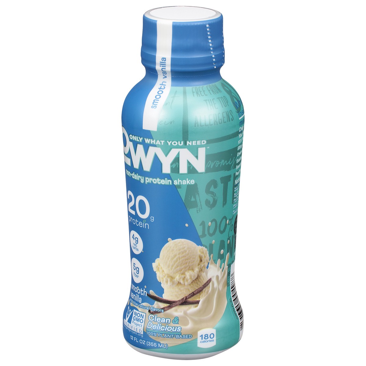 slide 10 of 12, OWYN Smooth Vanilla Plant-based Protein Drink, 12 fl oz