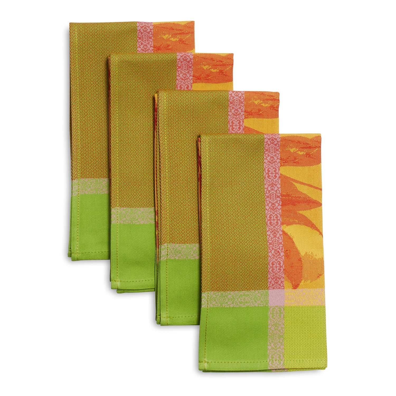 slide 1 of 1, Sur La Table Jacquard Citrus Napkins, 1 ct