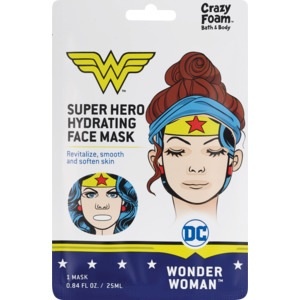 slide 1 of 1, Crazy Foam Wonder Woman Face Mask, 1 ct