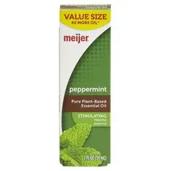 MEIJER WELLNESS Meijer Aromatherapy Peppermint Essential Oil, Value Size