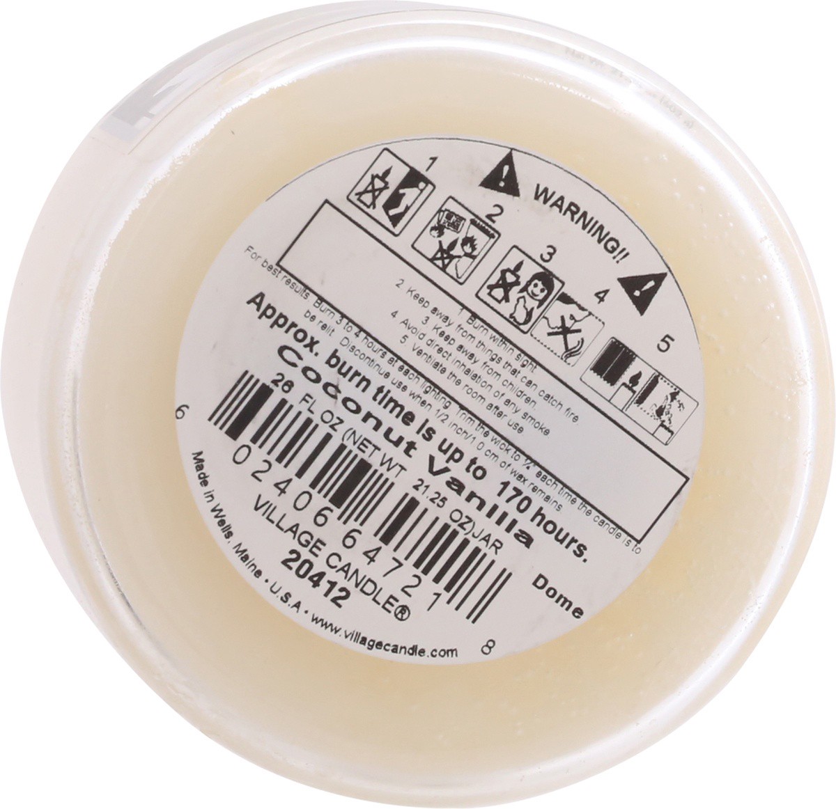 slide 6 of 9, Village Candle Coconut Vanilla, 21.25 oz