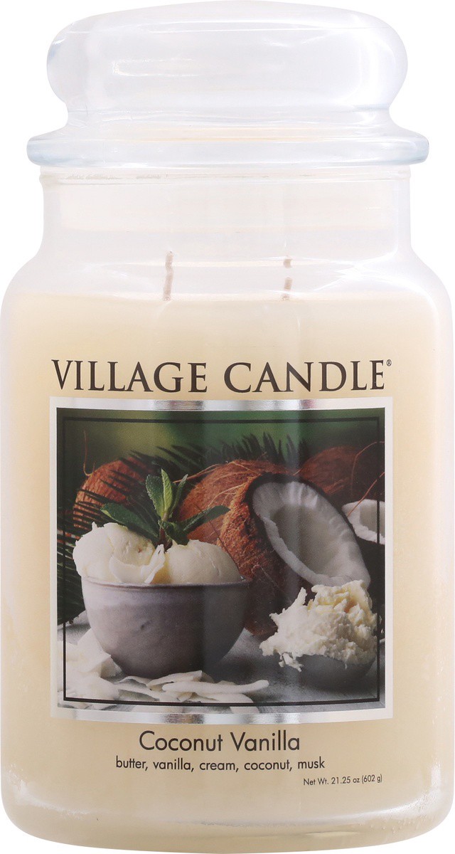 slide 3 of 9, Village Candle Coconut Vanilla, 21.25 oz