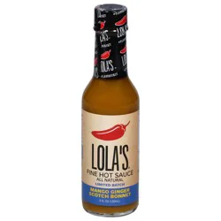 Lola's Mango Ginger Scotch Bonnet Hot Sauce 5 fl oz
