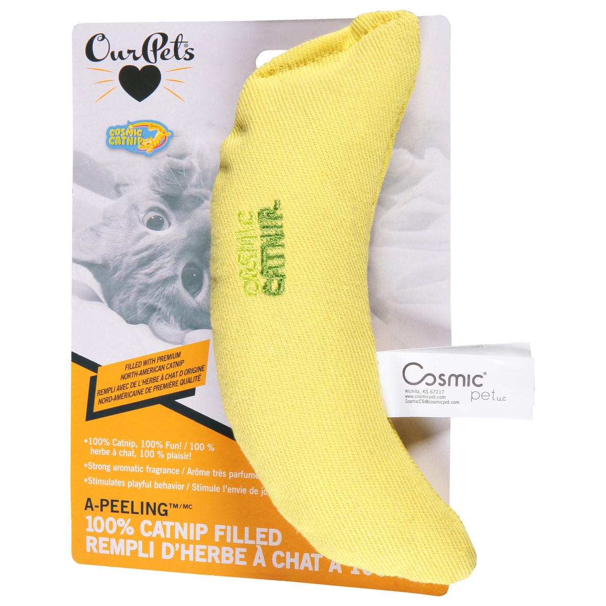 slide 8 of 9, OurPet's Cosmic Catnip 100% Catnip Filled Cat Toy 1 ea, 1 ct