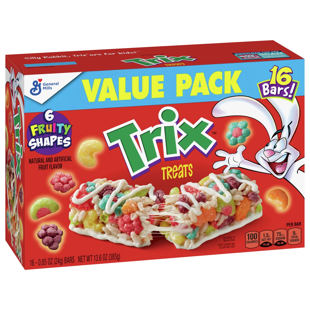 slide 2 of 9, Trix Breakfast Cereal Treat Bars, Value Pack, 16 ct , 16 ct