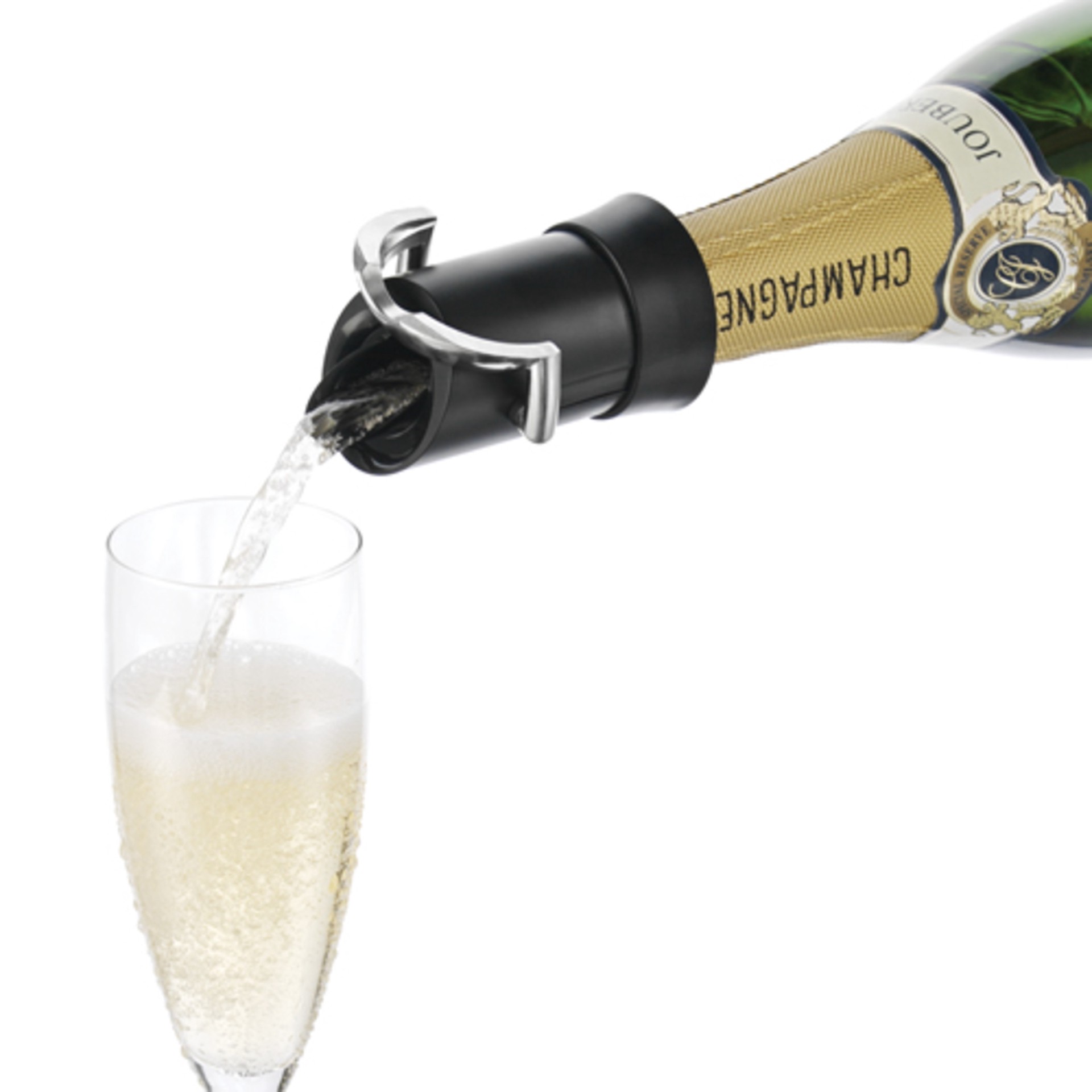 slide 1 of 4, Distributed Vacu Vin Champagne Saver, 1 each