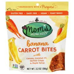 Mom's Munchies Banana Carrot Bites 3.2 oz
