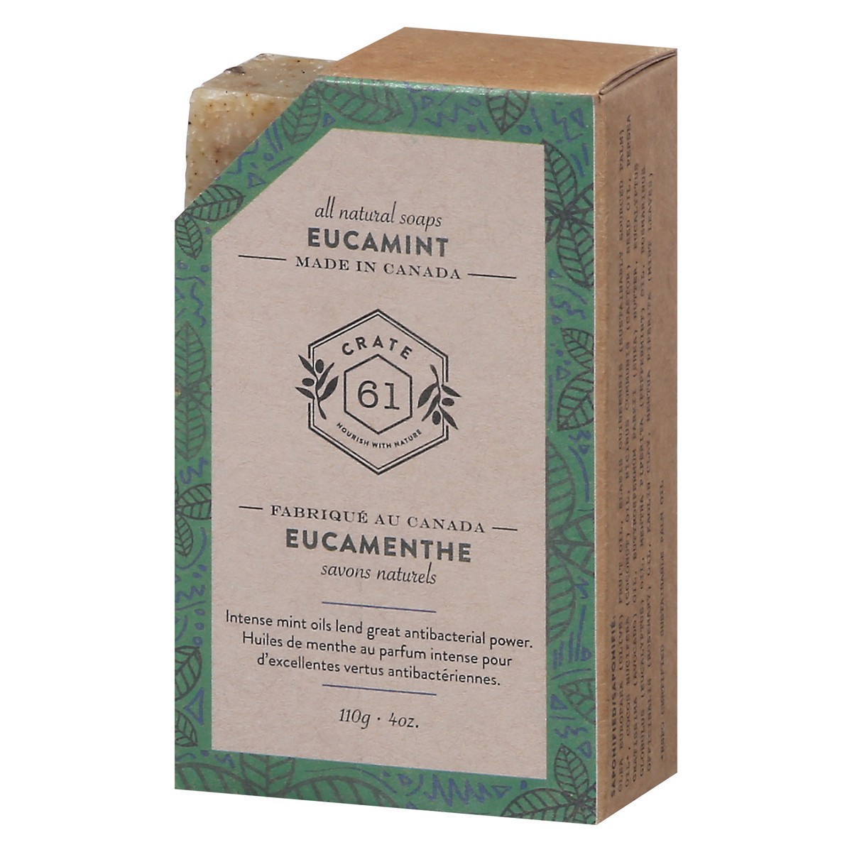 slide 8 of 9, Crate 61 Eucamint Soap Bar, 1 ct