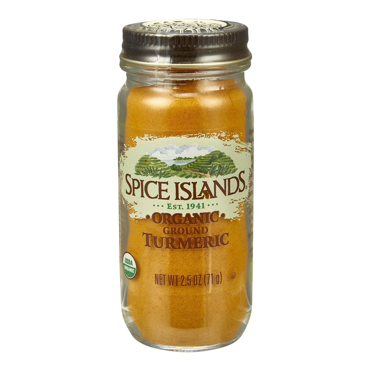 slide 1 of 4, Spice Islands Organic Tumeric, 2.5 oz