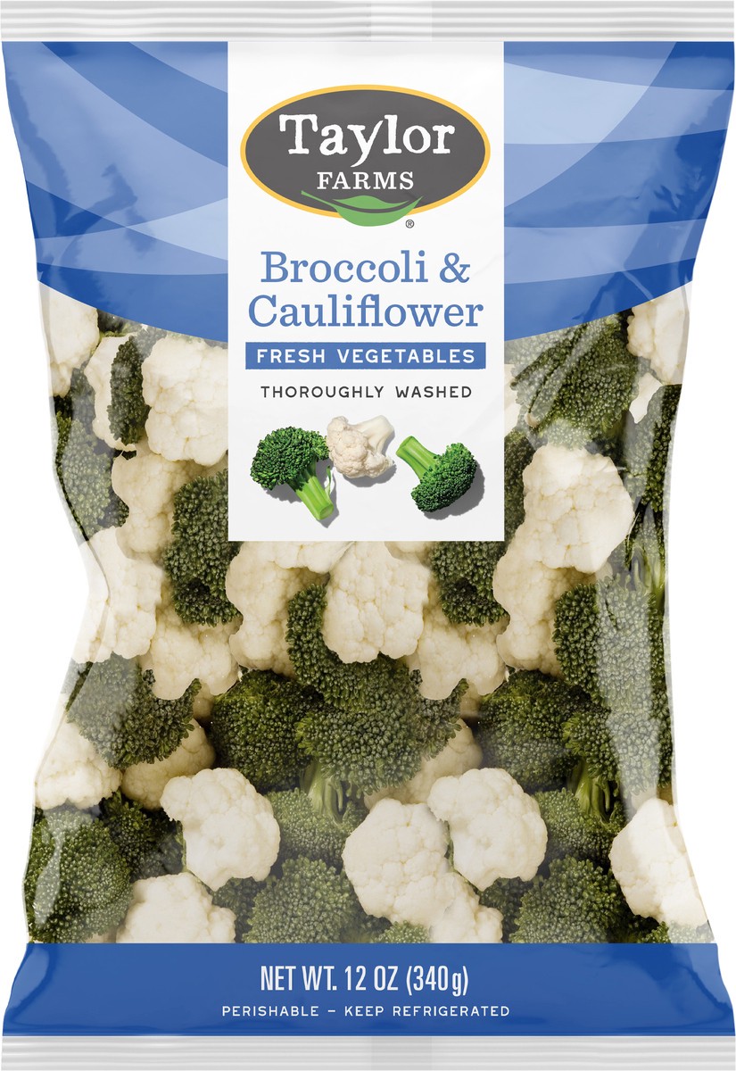 slide 6 of 6, Taylor Farms Taylor Farm Broccoli And Cauliflower, 12 oz