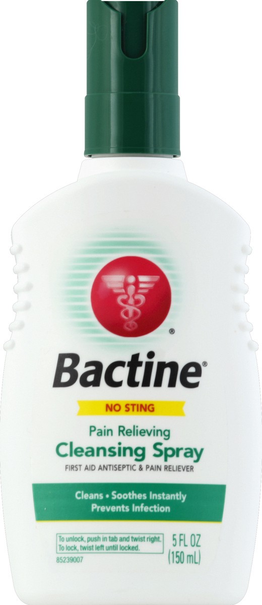 slide 5 of 6, Bactine Pain Relieving Cleansing Spray, 5 fl oz