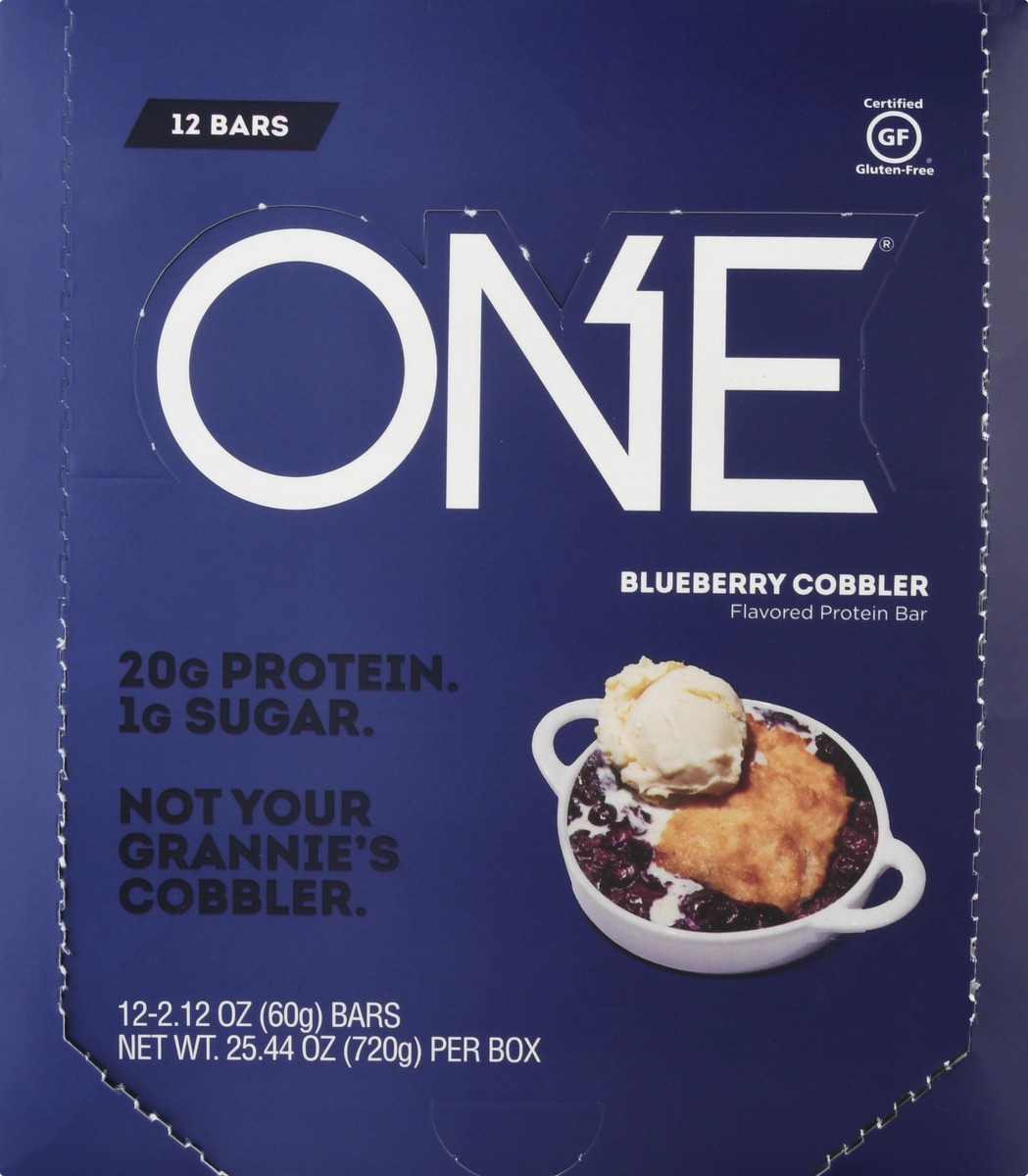 slide 9 of 10, ONE Blueberry Cobbler Protein Bar 12 ea, 12 ct