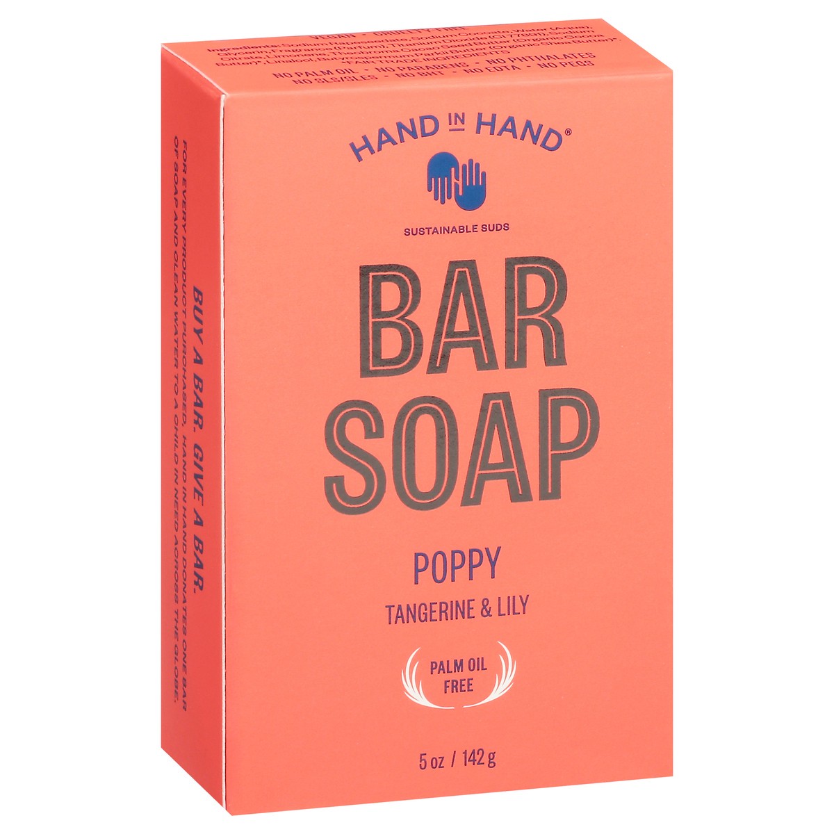 slide 2 of 9, Hand in Hand Poppy Bar Soap, 1 ct