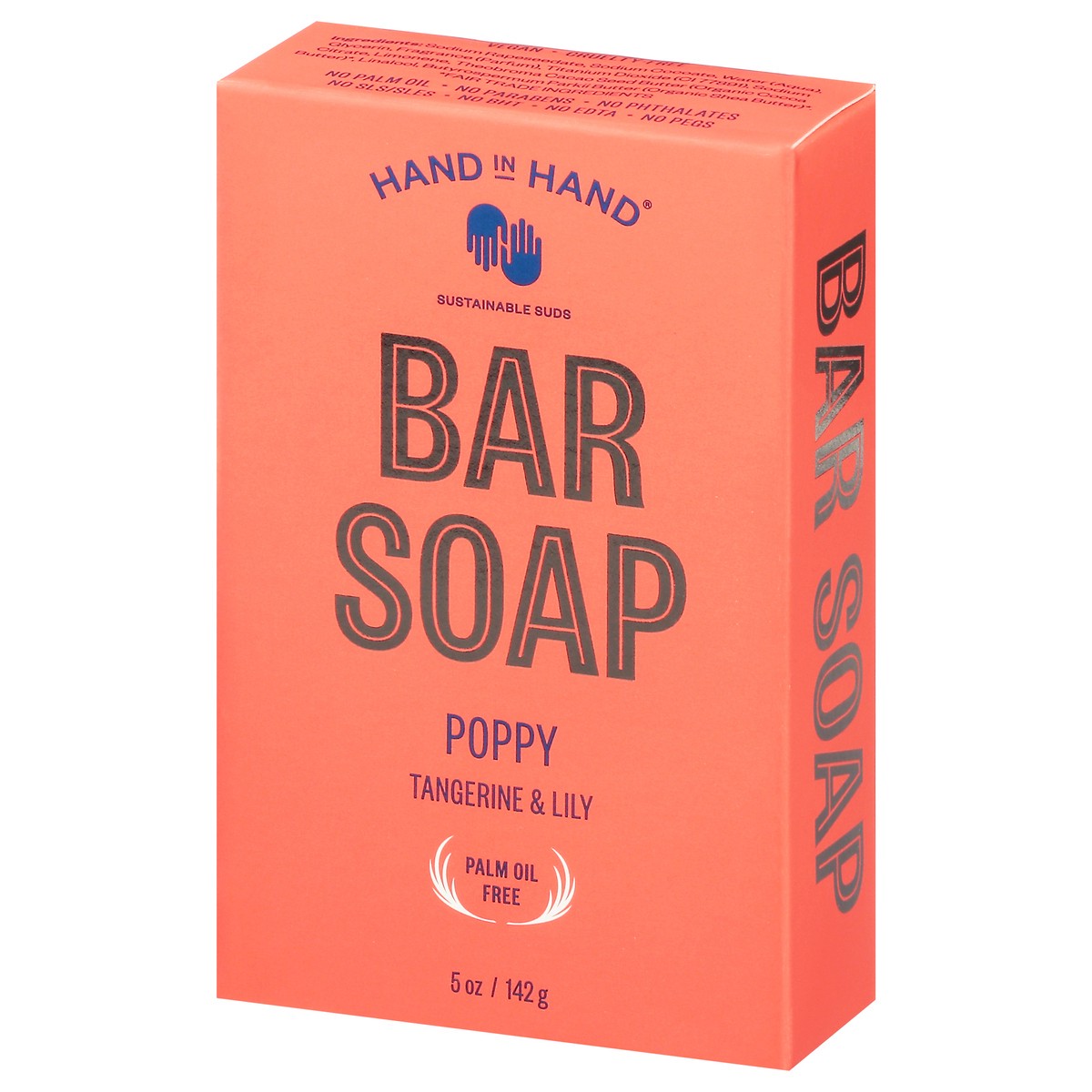 slide 3 of 9, Hand in Hand Poppy Bar Soap, 1 ct