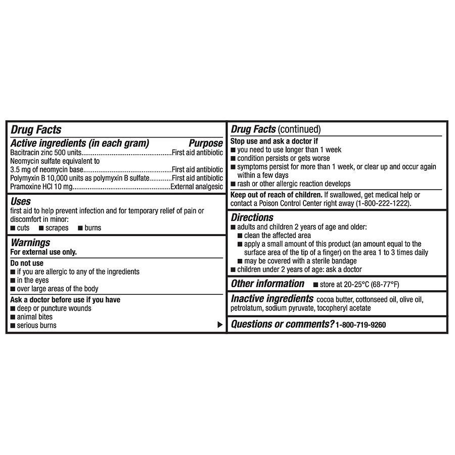 slide 3 of 5, Walgreens First Aid Antibiotic Ointment, 0.5 oz