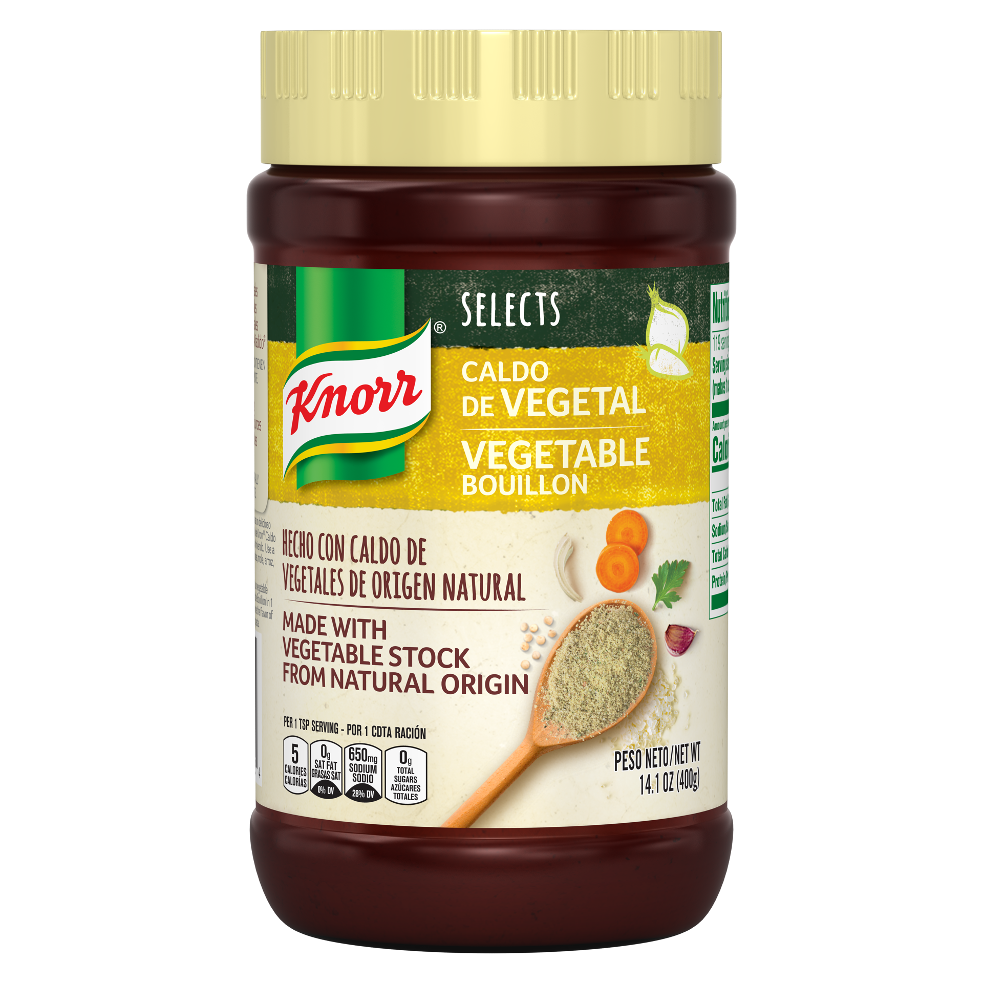 slide 3 of 4, Knorr Selects Granulated Vegetable Bouillon, 14.1 oz, 14.1 oz