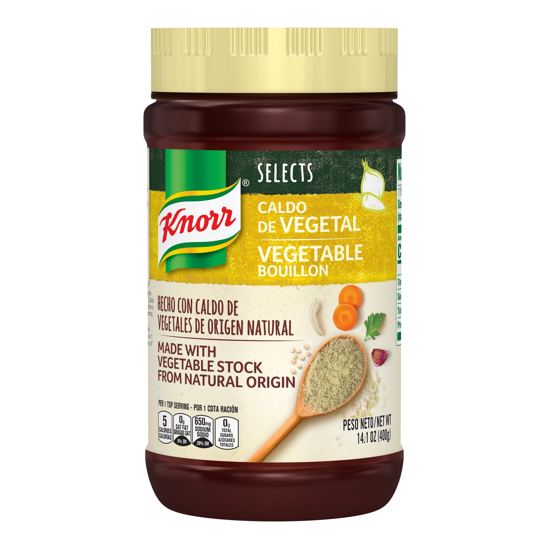 slide 1 of 4, Knorr Selects Granulated Vegetable Bouillon, 14.1 oz, 14.1 oz