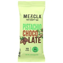 Mezcla Italian Pistachio Chocolate Puff-Crispy Bar 1.4 oz