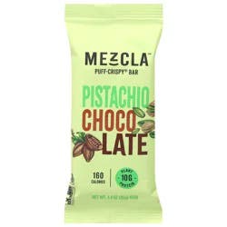 Mezcla Italian Pistachio Chocolate Puff-Crispy Bar 1.4 oz