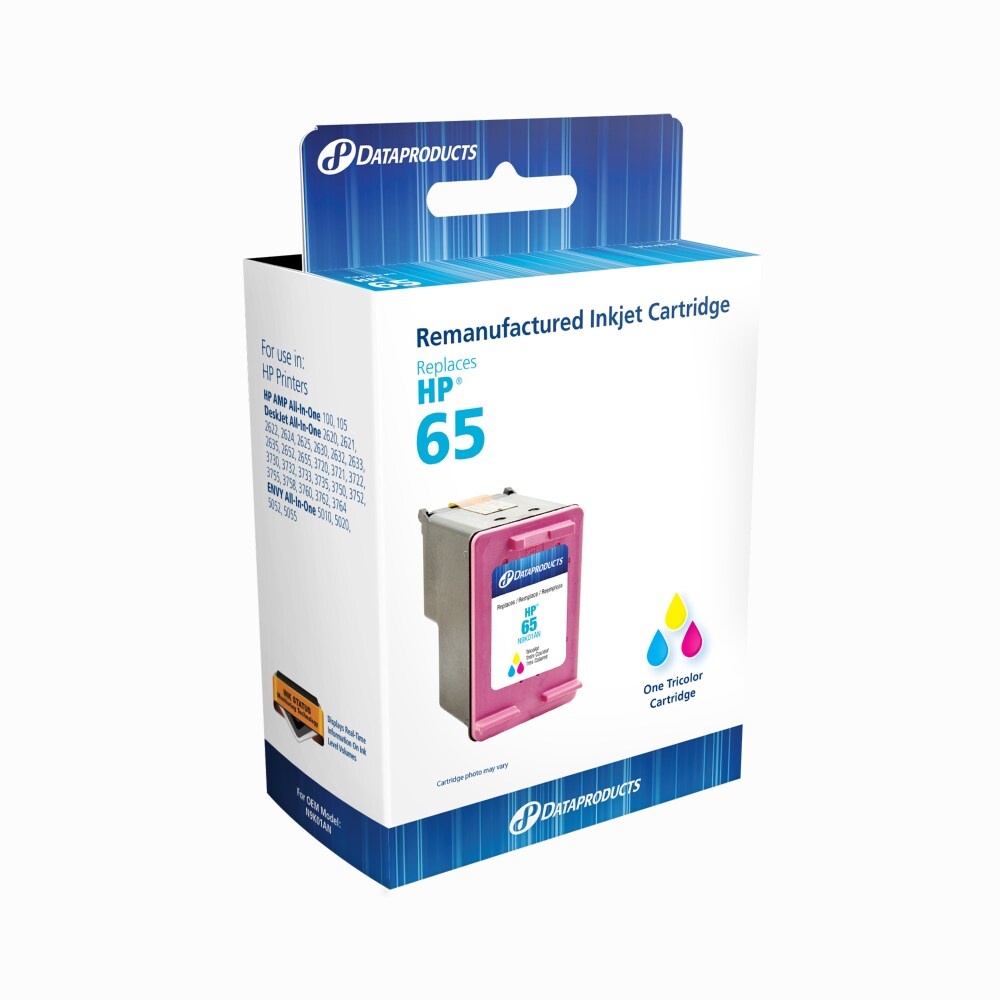 slide 1 of 1, Dataproducts Hp 65 Tri-Color Inkjet Cartridge, 1 ct