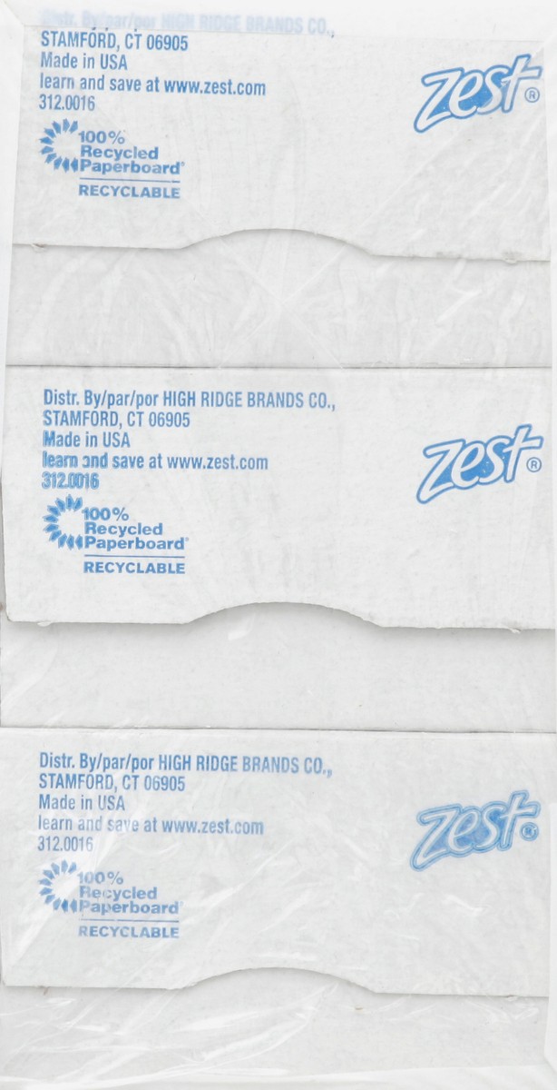 slide 2 of 5, Zest Deodorant Bars 3 ea, 3 ct