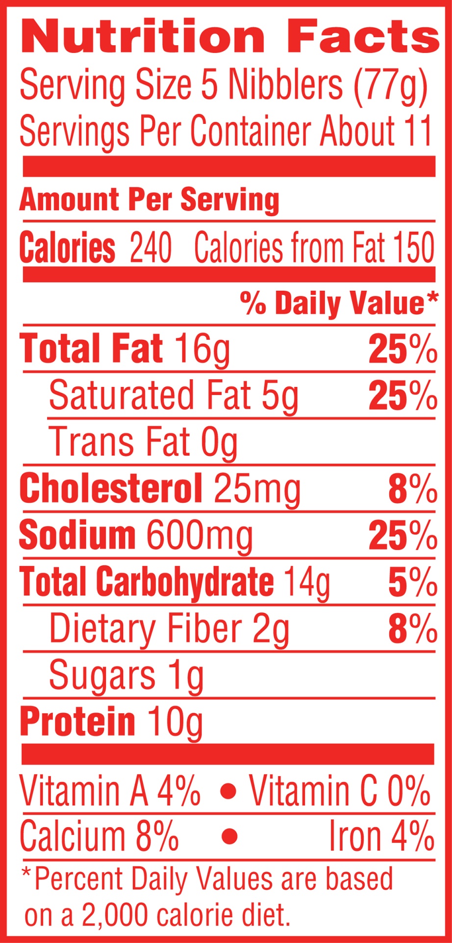 slide 2 of 3, On-Cor Chicken & Cheddar Cheese Nibblers, 30 oz