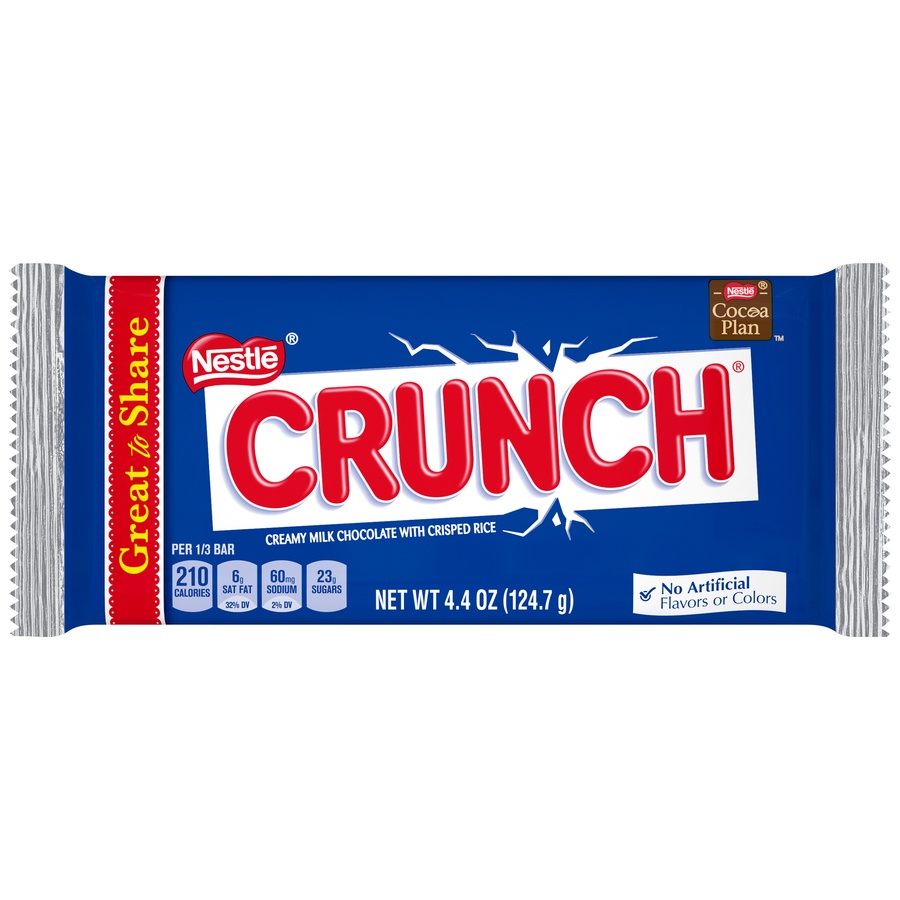 slide 1 of 8, Nestlé Crunch Giant Bar, 4.4 oz