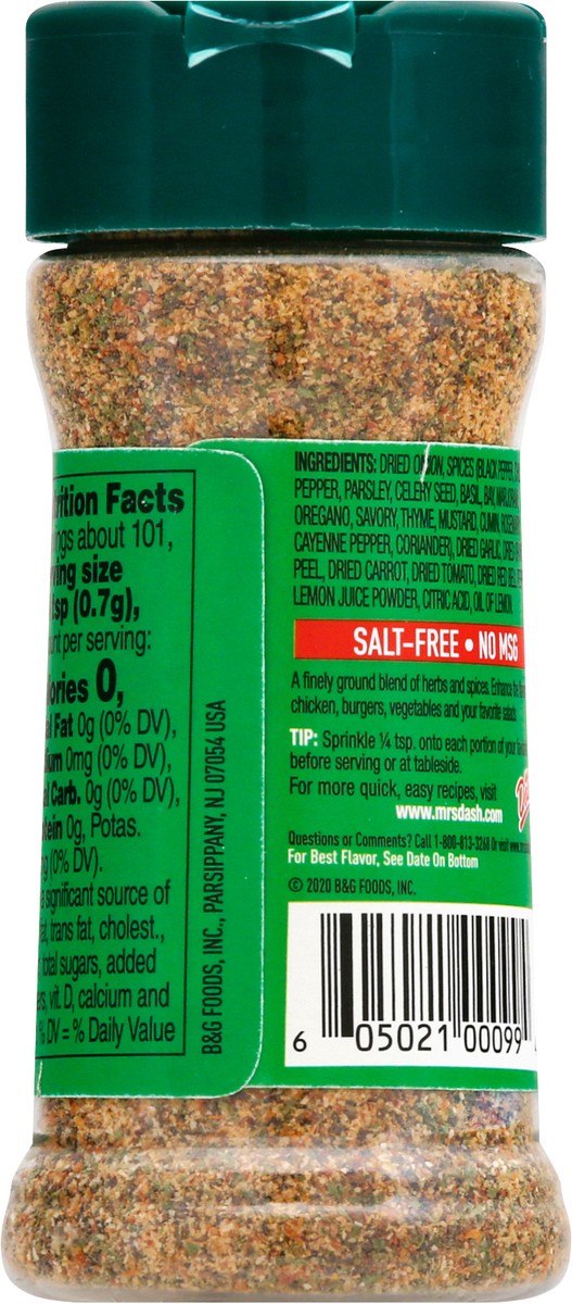 Mrs. Dash Salt-Free Table Blend Seasoning Blend - Shop Spice Mixes at H-E-B