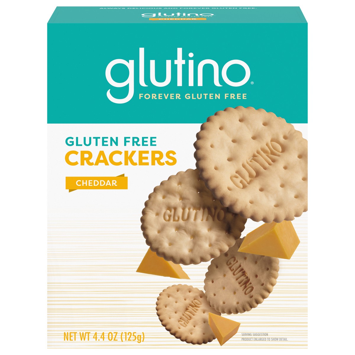 slide 1 of 5, Glutino Gluten Free Cheddar Crackers 4.4 oz, 4.4 oz