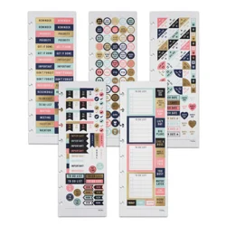 TUL Custom Note-Taking System Discbound Planner Sticker Sheet, Assorted