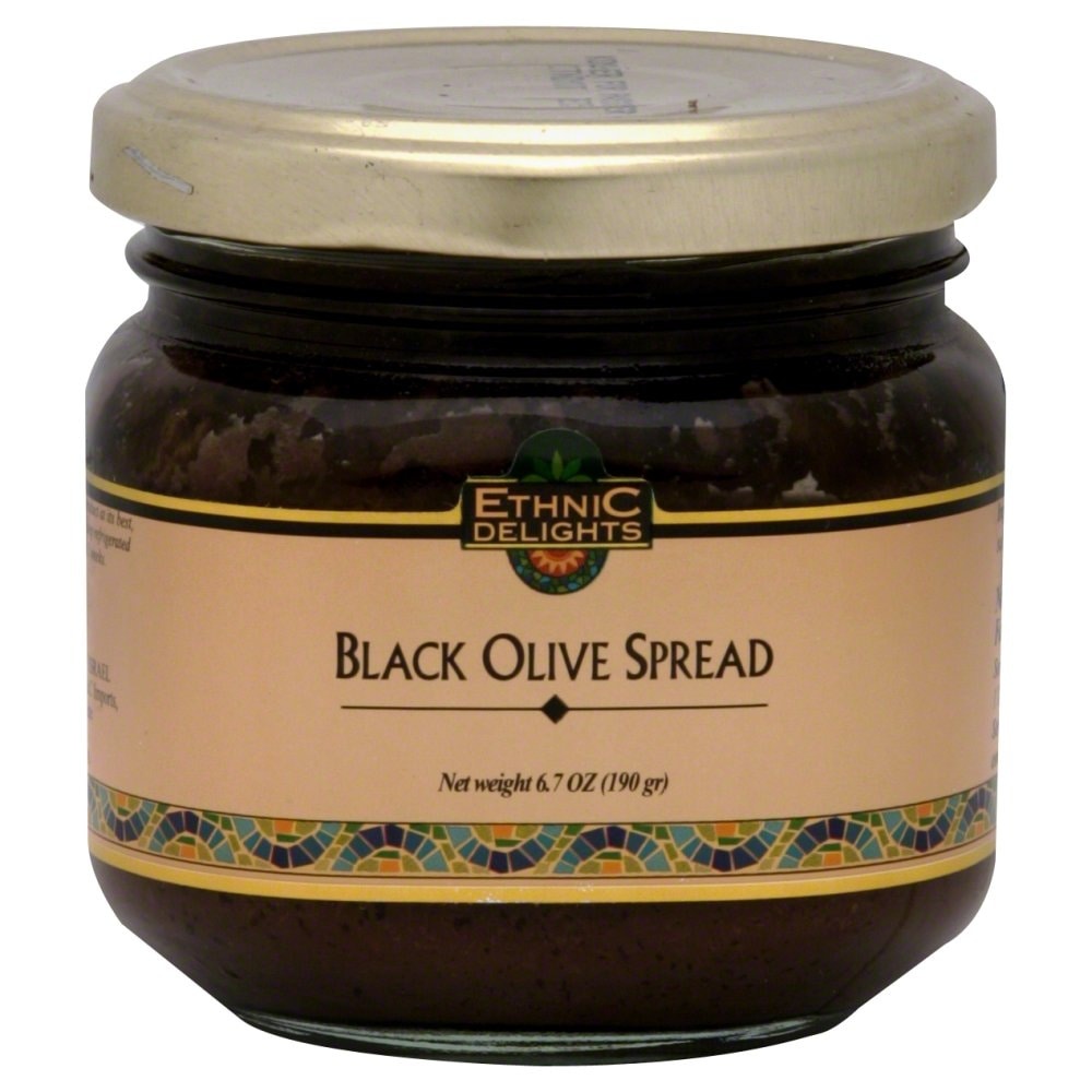 slide 1 of 1, Ethnic Delights Black Olive Spread, 6.7 oz