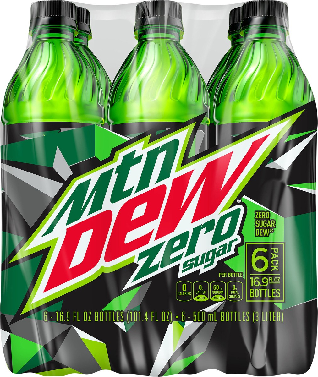 slide 2 of 3, Mountain Dew Soda, 6 ct