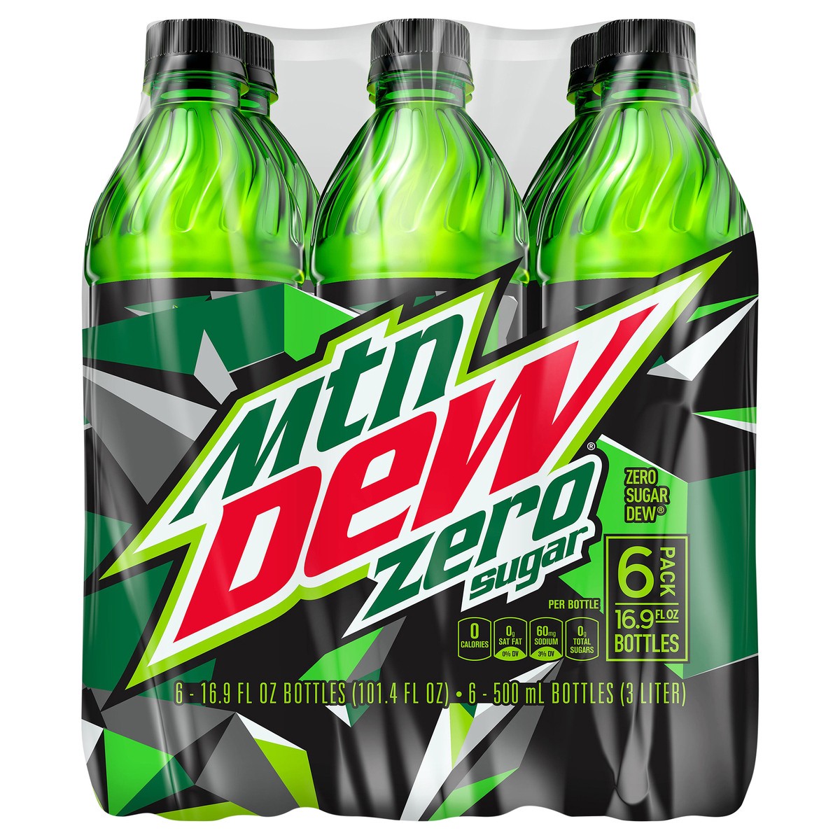 slide 1 of 3, Mountain Dew Soda, 6 ct